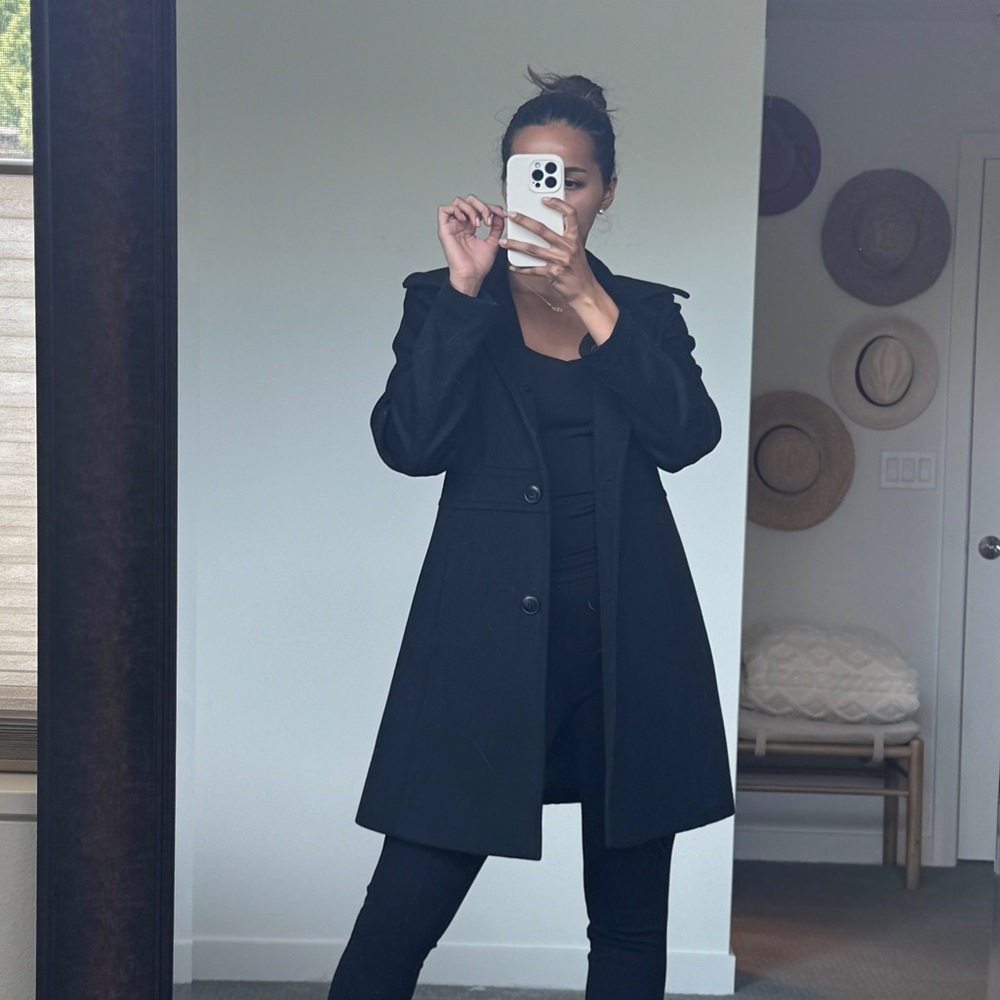 Kristen Blake Charcoal Gray Coat